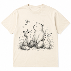Camiseta Gráfica de Manga Corta con Cuello Redondo Oversize para Hombre, de Algodón Tejido, Estilo Casual Urbano, Estampada, OEM ODM, Venta al por Mayor, 320g - Product Image 1