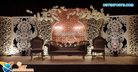 Designer Wedding Stage Backstage Frames Wall USA Wedding Backdrop Stage Frames Decor Stylish Wedding FRP Backdrop Frames
