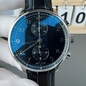 Reloj Mecánico Automático para Hombre, de Lujo, con Correa de Cuero y Esfera Negra, el Más Vendido del 2026, para Negocios y Viajes - Product Image 1