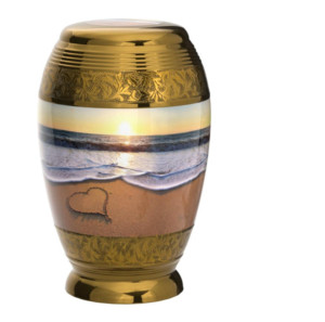 โกศใส่ศพทำจากทองเหลืองสำหรับผู้ใหญ่โกศใส่งานศพงานหัตถกรรมอินเดีย - Product Image 3