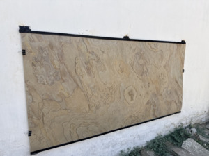 Revêtement mural en ardoise naturelle indienne, feuille de pierre flexible, surface rustique légère pour la décoration murale et les projets de façade - Product Image 5