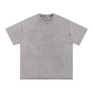 Camiseta vintage estampada de gran tamaño en oferta, camiseta básica con lavado ácido personalizada, camiseta vintage extragrande personalizada para hombre - Product Image 3
