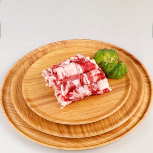 Assiettes de Dîner en Mélamine Exquises en Gros, Design Personnalisé avec Logo, Plateaux de Service en Bois de Hêtre Haut de Gamme à Motif Bois Western pour la Maison et les Hôtels - Product Image 6