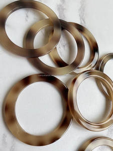 SANIYA HANDICRAFT Anillo de cuerno de búfalo pulido Artesanía natural de alta calidad Regalo perfecto Su novia Mamá Amor Estilo europeo - Product Image 2