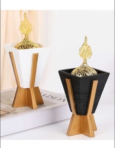 Art Empire Exports – Brûleur de Bakhoor en Résine de Luxe, Mabkhara, Encens Oud Arabe, Support Décoratif pour Parfum d'Ambiance - Product Image 1
