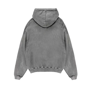 เสื้อฮู้ดดี้สีชมพูทรงหลวมแบบดรอปโชว์เดอร์ ล้างสีแบบแอซิดวอช ผ้าฝ้ายแท้ 100% เฟรนช์เทอร์รี่ ดีไซน์กระเป๋าแบบลำลอง ทรงโอเวอร์ไซส์ ใส่ได้ทั้งชายและหญิง เหมาะสำหรับฤดูหนาว - Product Image 3