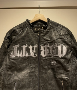 Veste en cuir de mouton PU vintage imperméable pour homme, personnalisée, style streetwear, hip hop, moto, Y2K, punk, tendance - Product Image 4