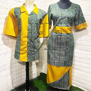 Dernière collection de vêtements de couple de style polynésien, robe Mumu de Micronésie, tenue décontractée pour la plage et les îles - Product Image 1