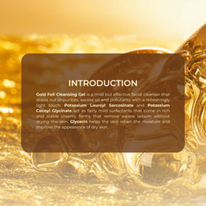 Gel Limpiador Facial con Láminas de Oro B2B de Buen Fabricante, Hidratante y Humectante, el Más Vendido en Malasia, Garantía del Mejor Proveedor - Product Image 2