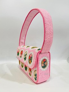 Impresionante bolso de hombro con cuentas, pedrería y bordado de perlas, estilo vintage para damas, ideal para bodas y fiestas. - Product Image 3