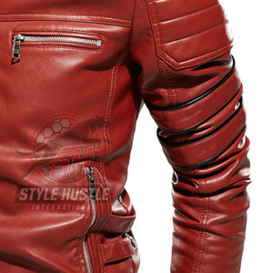 Chaqueta de Cuero para Hombre, Diseño Moderno 2026, Color Sólido, Estilo Urbano, Nueva Moda, Resistente al Viento, Chaqueta de Invierno - Product Image 5