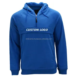 Men Plus Size Golf Shirt Half Zip Hoodie Pullover Long Sleeve Hooded Sweatshirt Casual Wind and Water Resistant Pullover Shirt