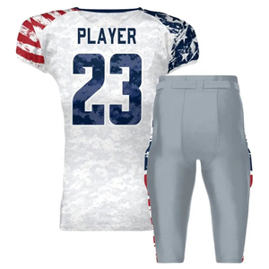 Uniforme de football américain 100% polyester, vêtements de sport, maillot d'équipe, uniforme de football américain de qualité supérieure - Product Image 2