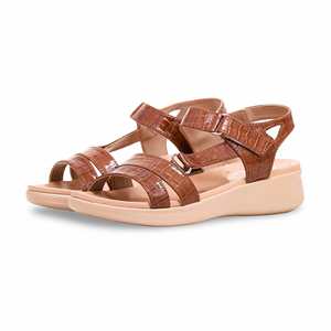 Sandale à talon moutarde PU0200 - Product Image 3