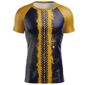 Camisetas de compresión de manga corta al por mayor para gimnasio, camisetas de compresión sublimadas personalizadas, camisetas de compresión para hombre. - Product Image 1