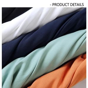 T-shirt 210 g/m² respirant et écologique en polyester et coton pour homme, coupe classique, ample, en coton épais, idéal pour l'été - Product Image 6