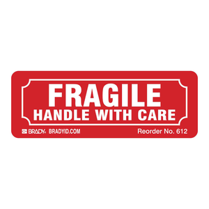 Etiqueta de Seguridad para Almacenes Brady Resistente a la Intemperie para Interiores/Exteriores, Etiqueta de Envío y Recepción - Product Image 1