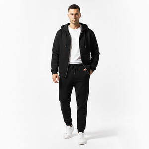 Survêtement professionnel personnalisé de haute qualité, coupe ajustée, imprimé, en polyester/coton, molleton épais, broderie technique, coupe classique - Product Image 1