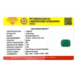 Natural Zambian Emerald Loose Gemstone 13.95 Carat Pear Cut Certified Wholesale Lot - Product Image 4