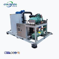 Machine à glace en flocons COLDPRO 10 tonnes, refroidie par eau, pour usine à glace