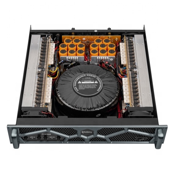 Power Amplifier Class h 4channel 1000watts 2u 2ohm 1500Watts 2500Watts Professional Subwoofer DJ Amplifier Audio