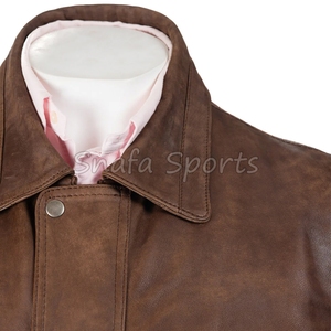 เสื้อกั๊กหนังบุสองชั้นสำหรับผู้ชาย, เสื้อกั๊กหนังแขนกุดสำหรับฤดูหนาว - Product Image 3