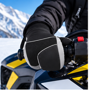 Guantes de Esquí Cálidos para Hombre, Guantes Térmicos Impermeables para Deportes al Aire Libre, para Esquiar y Hacer Snowboard - Product Image 6