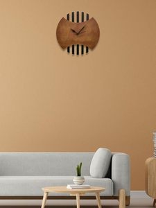 Modern Metal Quartz Analog <b>Wall</b> <b>Clock</b> Abstract Geometric Decorative Luxury Home Decor for Living Room <b>Bedroom</b> Entryway - Product Image 4