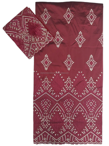 Lujoso vestido de trabajo bordado africano George con impresionante hermosa corbata para adultos para ocasiones especiales - Product Image 6