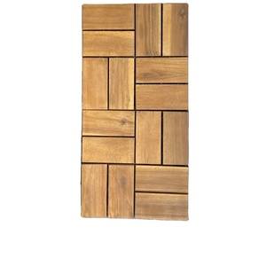 Baldosas de Madera Duraderas para Terraza, Piso de Patio Encastrable de Madera de Acacia - Product Image 2