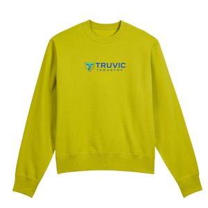 Sweat-shirt à col rond en coton recyclé, mélange de coton doux et éco-responsable, col rond confortable, streetwear décontracté, haut à manches longues - Product Image 1
