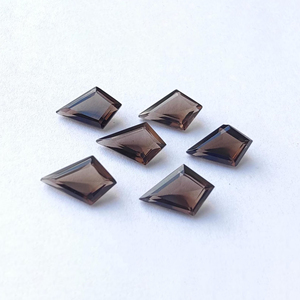 ควอตซ์สโมคกี้เกรด AAA+ ทรงเหลี่ยมแบบรูปว่าว  ขนาดปรับเทียบแล้ว สำหรับทำเครื่องประดับ มีทุกขนาด - Product Image 5