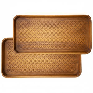 Plateau à chaussures en bois naturel de qualité supérieure, accessoire de décoration idéal pour la maison, pour le rangement et l'organisation des chaussures, vente chaude - Product Image 5