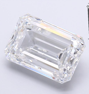 Diamante Cultivado en Laboratorio con Certificación IGI, Corte Esmeralda de 6.17 CT, Color D, Claridad VS1, CVD LG 767602412 ROYAL GEMS para Joyería - Product Image 3