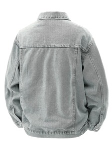 Design Your Own Front Logo Autumn Men's Thin Denim <b>Jacket</b> High Quality 100% Cotton Breathable Eco-Friendly Regular Fit Autumn - Product Image 2
