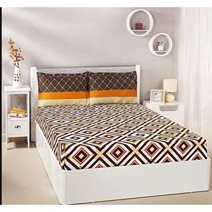 Juego de edredón de algodón de hilo alto Acabado estampado moderno Durable y fácil de lavar para cambio de imagen de dormitorio con tamaño flexible - Product Image 1