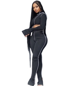 Conjunto de dos piezas de tendencia para mujer Elegante 2 conjuntos Lady Sexy Jogging Outfits 2026 - Product Image 2