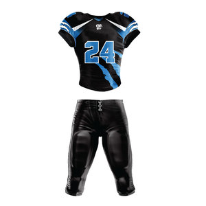 Uniforme de Fútbol Americano Hecho en Pakistán con Impresión Personalizada de Número y Nombre Disponible en Múltiples Colores y Tallas - Product Image 1
