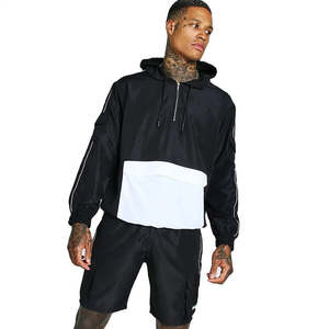 Ensemble coupe-vent deux pièces personnalisé, design sur mesure, fermeture éclair, nylon, polyester, streetwear, survêtement homme - Product Image 5