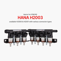 Kit de Conversión HANA Nuevo Premium para GLP/GNV, Inyector Common Rail DC 12V para Autos de 4/6/8 Cilindros, Convertidor Metálico, 2 Años de Garantía