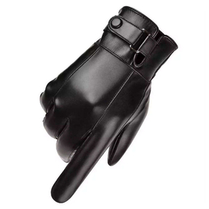 Gants de conduite en cuir antidérapants à haute adhérence, gants de conduite en cuir à manchette courte, confortables et flexibles pour la voiture - Product Image 2