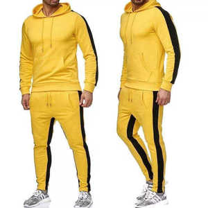 Survêtements d'hiver pour hommes personnalisés, 100% coton, coupe ajustée, haute qualité, respirants, décontractés et sportifs, en solde - Product Image 3