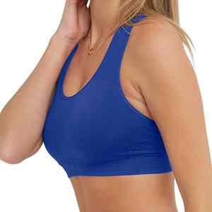 Sujetador deportivo de yoga sin costuras de alta calidad para mujer, ropa deportiva premium para gimnasio y correr, tallas para adultos, venta al por mayor de sujetadores deportivos lisos. - Product Image 3