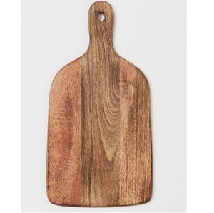 Natural Wooden Chopping Board With Handle Rectangle <b>Shape</b> Cutting Board Vegetables Fruit Bread Cheese Cutting Board - Product Image 3