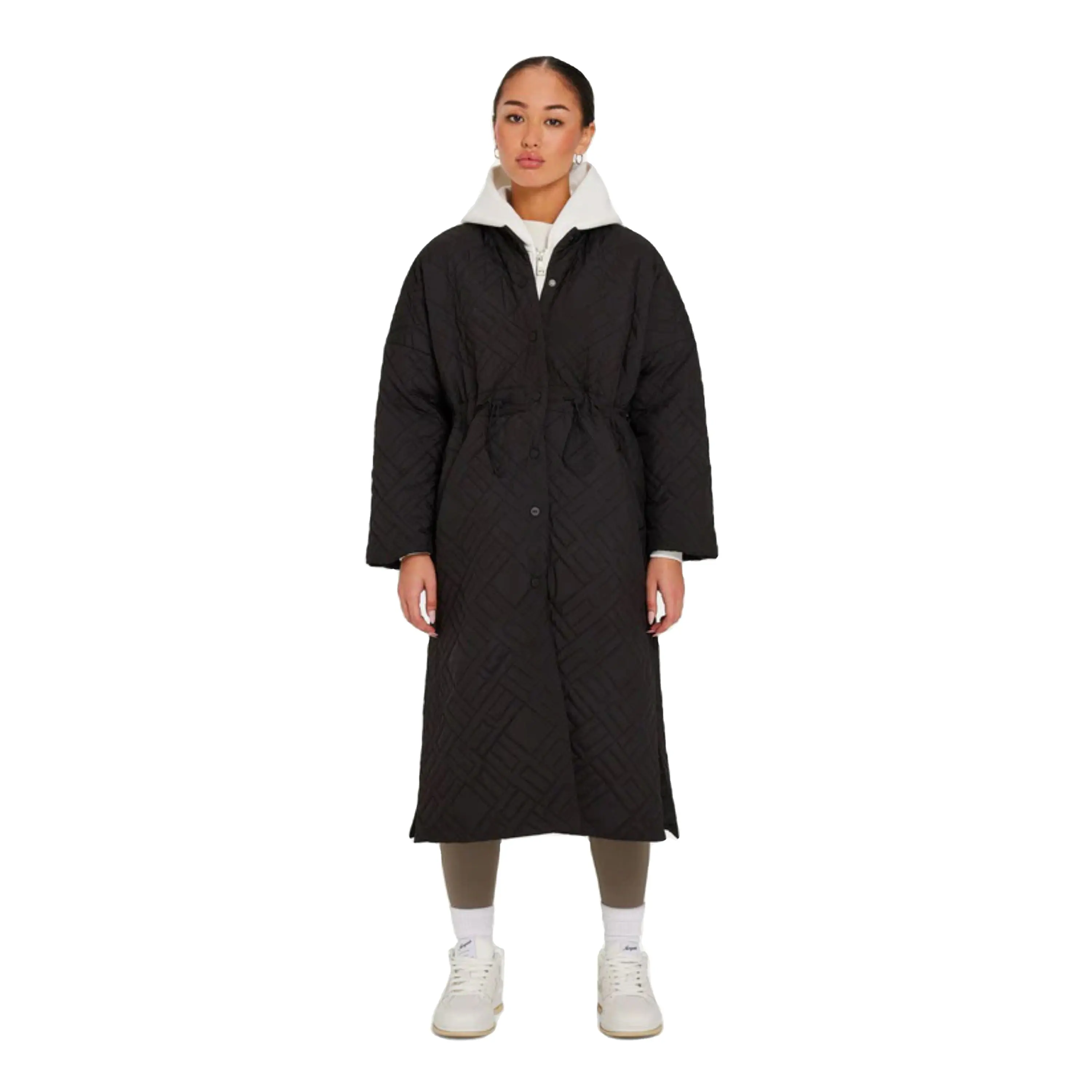 Fashion Warm Shiny Padded Puffer Jacket Black Short Women Quilted Coat Puffer coat