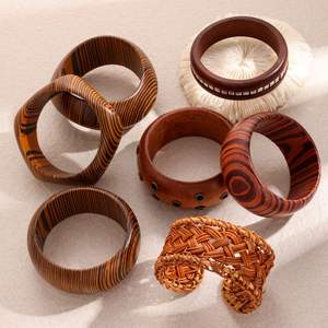 Luxury Finish <b>Wooden</b> <b>Bangles</b> | Traditional Handmade Jewelry | Wholesale Bulk | Best Factory Offer - Product Image 1