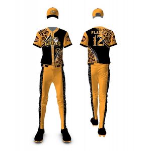 OEM Service Latest Design Baseball Uniform 100% Polyester For <b>Men</b> Adults Professional Team Wear Affordable Rate Baseball Wear - Product Image 3