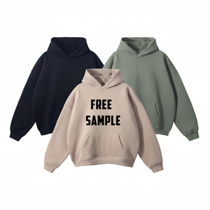Sweat à capuche épais et surdimensionné pour homme, personnalisable sur le devant, en molleton 420g, style court, vêtement de mode, fournisseur OEM, chaud pour l'automne - Product Image 2