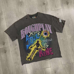 Camiseta de Algodón de Alta Calidad para Hombre, con Pedrería, 100% Algodón, Estilo Urbano - Product Image 4