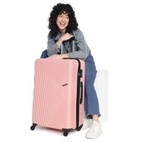 Ensemble de valises vintage en aluminium, 3 pièces, coque rigide, avec coque résistante et roues silencieuses à 360 degrés